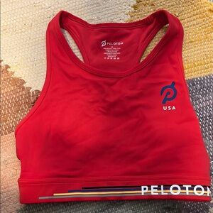 Peloton Women's Red Sports Bra